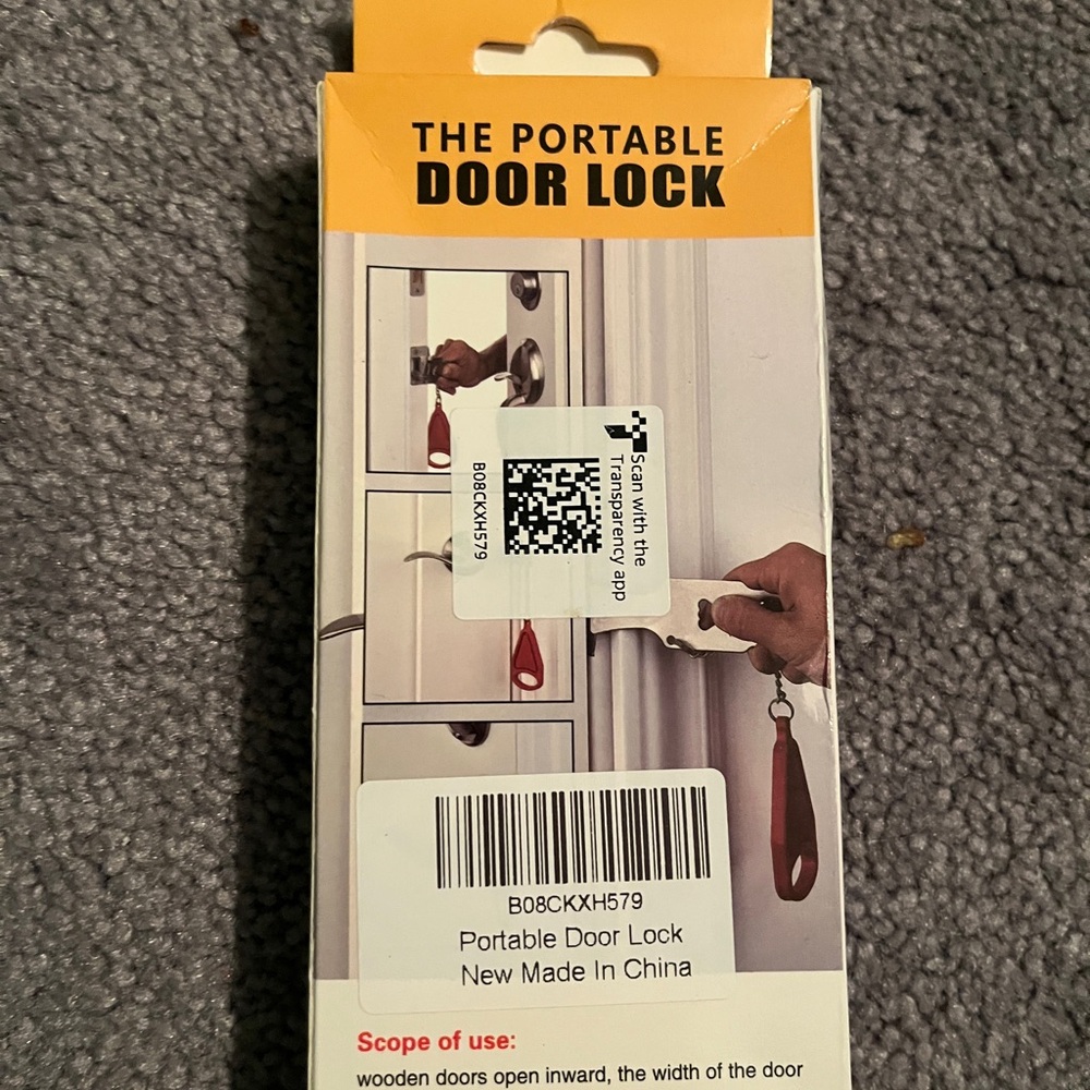 Portable Door Lock